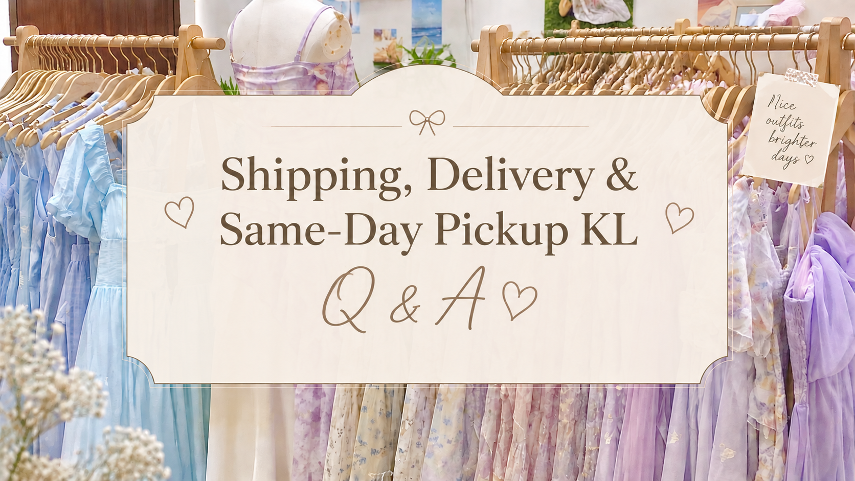 ♡ Online Dress Shopping Malaysia: Shipping, Delivery & Order Q&A | Only Cozy