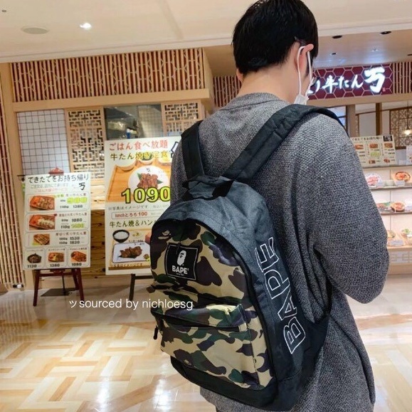 BAPE Magazine A Bathing Ape Camo Summer Backpack – The Hype Room Official  Store