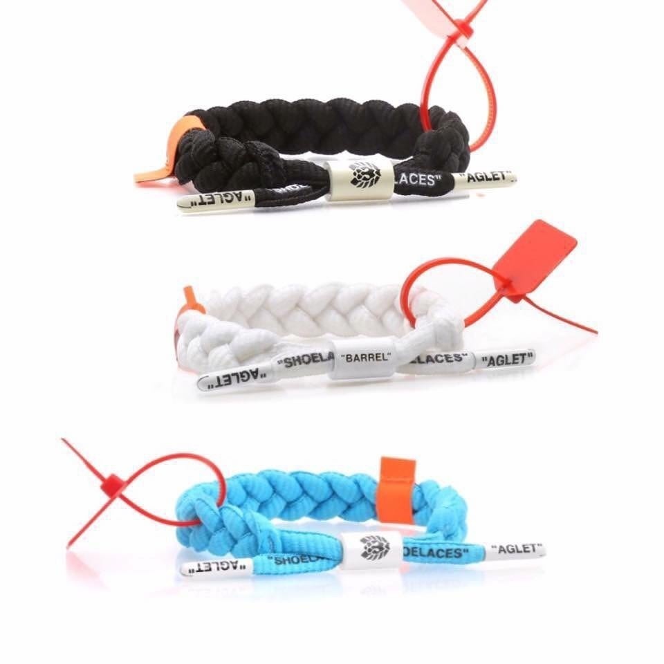 OFF-WHITE x Rastaclat Series Shoelaces Woven Wristband – The Hype Room  Official Store