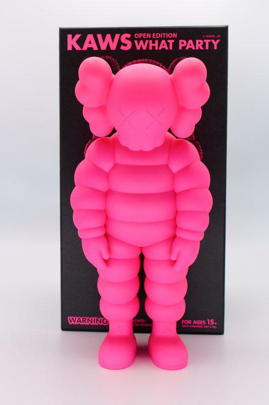 人気ブランド WHAT d Pink KAWS Pink WHAT PARTY Kaws PINK フィギュア