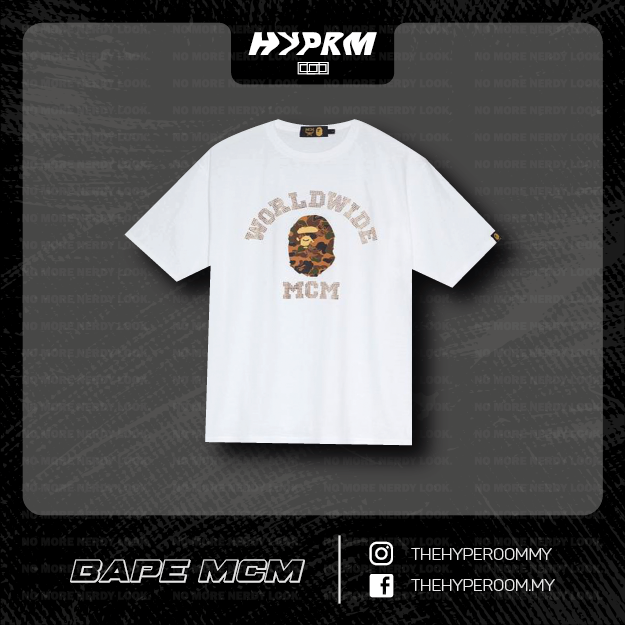 BAPE X MCM College Tee – The Hype Room Official Store