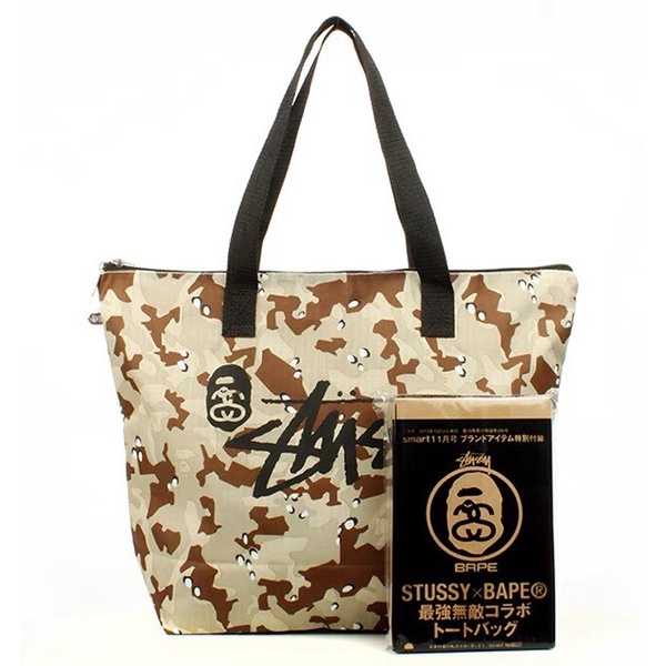 BAPE x STUSSY Camo Tote Bag – The Hype Room Official Store
