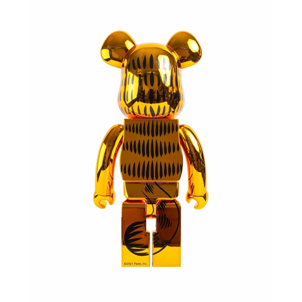 Bearbrick Garfield Gold Chrome 1000% – The Hype Room Bearbrick Garfield Gold Chrome 1000% – The Hype Room