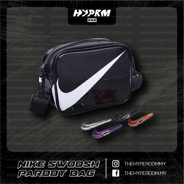 NIKE Swoosh Parody PVC Sling Bag – The Hype Room Official Store