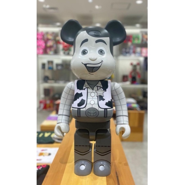 Bearbrick Woody (Toy Story) B&W 1000% – The Hype Room Bearbrick Woody (Toy Story) B&W 1000% – The Hype Room