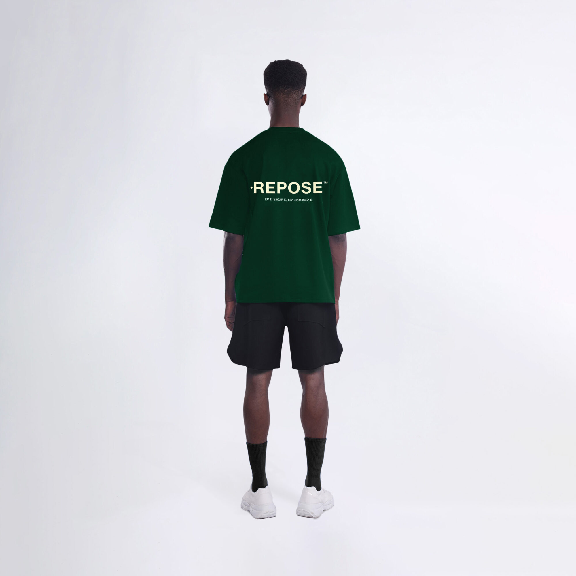 REPOSE-Middle-Logo-Pine-Green-Tee