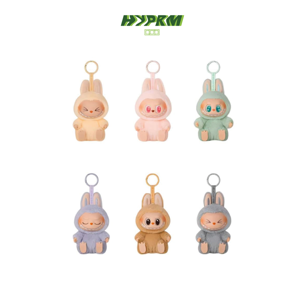 キーホルダー・アクリルキーホルダー LABUBU have a seat QUQU LABUBU V2 The Monsters Have A Seat Keychain (Confirmed