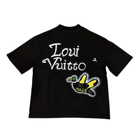 TAX-FREE-Acrylic-Painted-Nigo-Ducky-Tee-pixelated