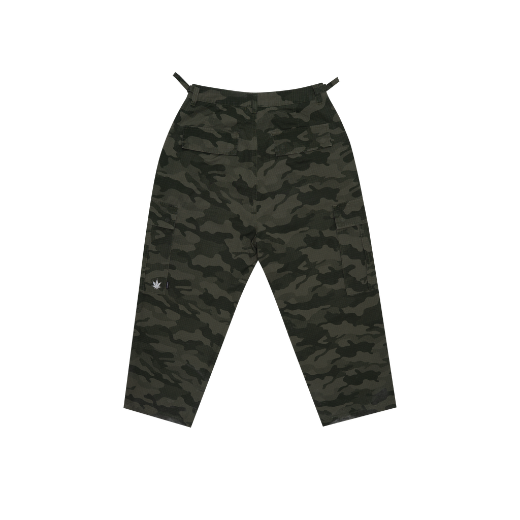 Camo Cargo Green Back