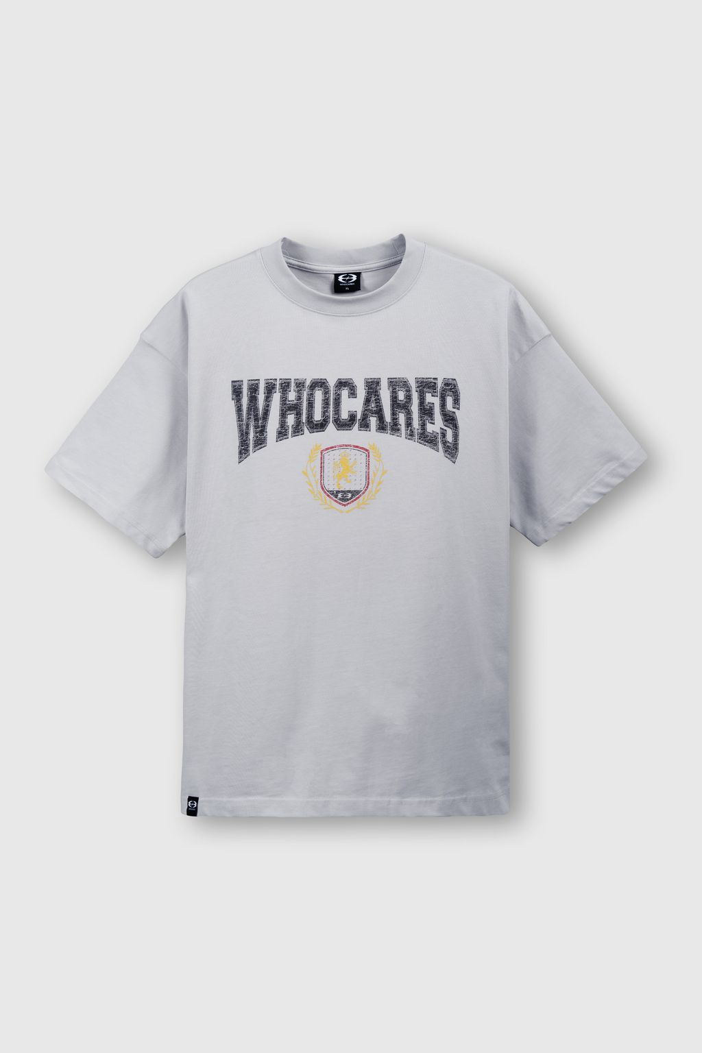 DD Varsity Tee (Light Grey) Front