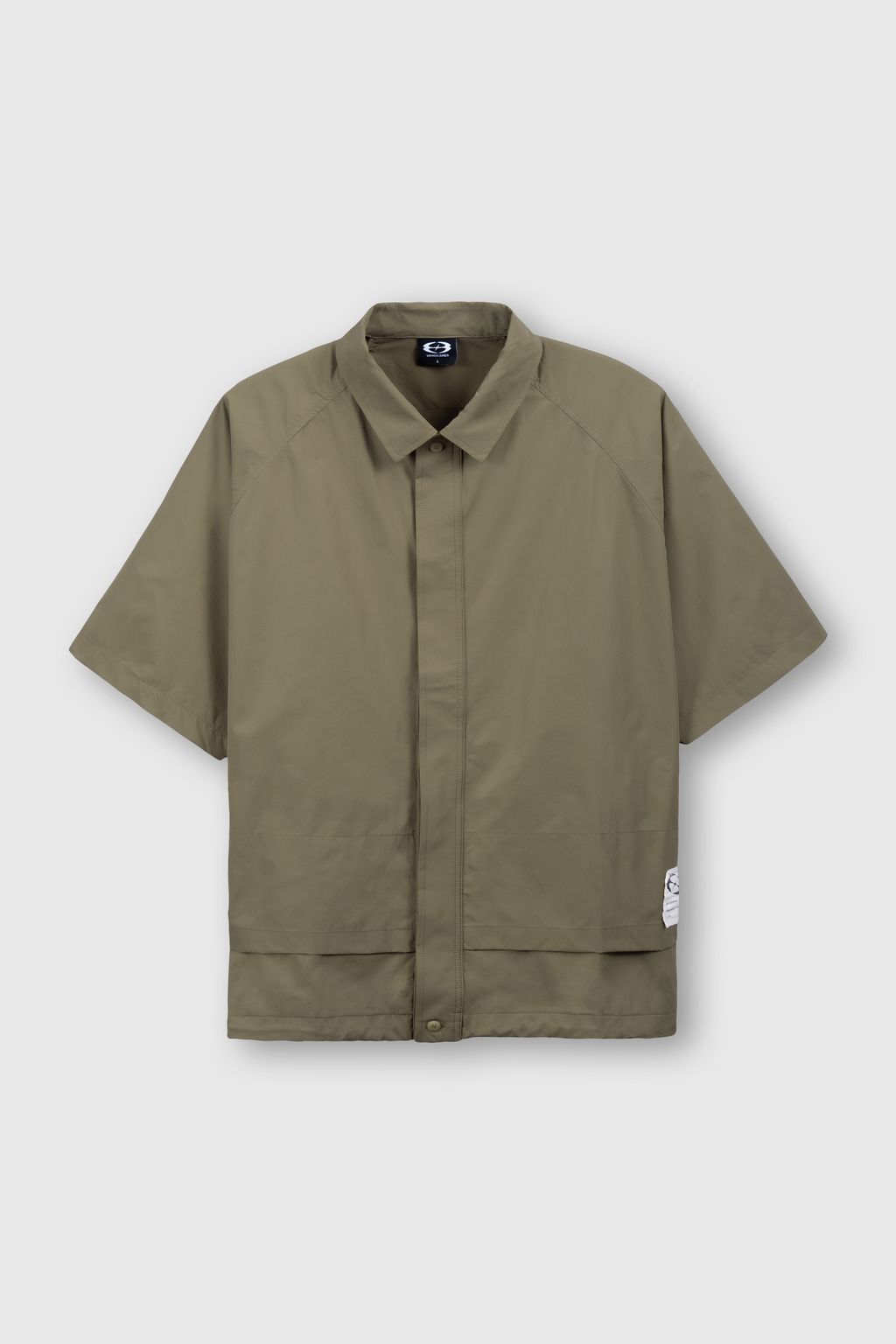 ID Patch Shirt (Khaki) Front