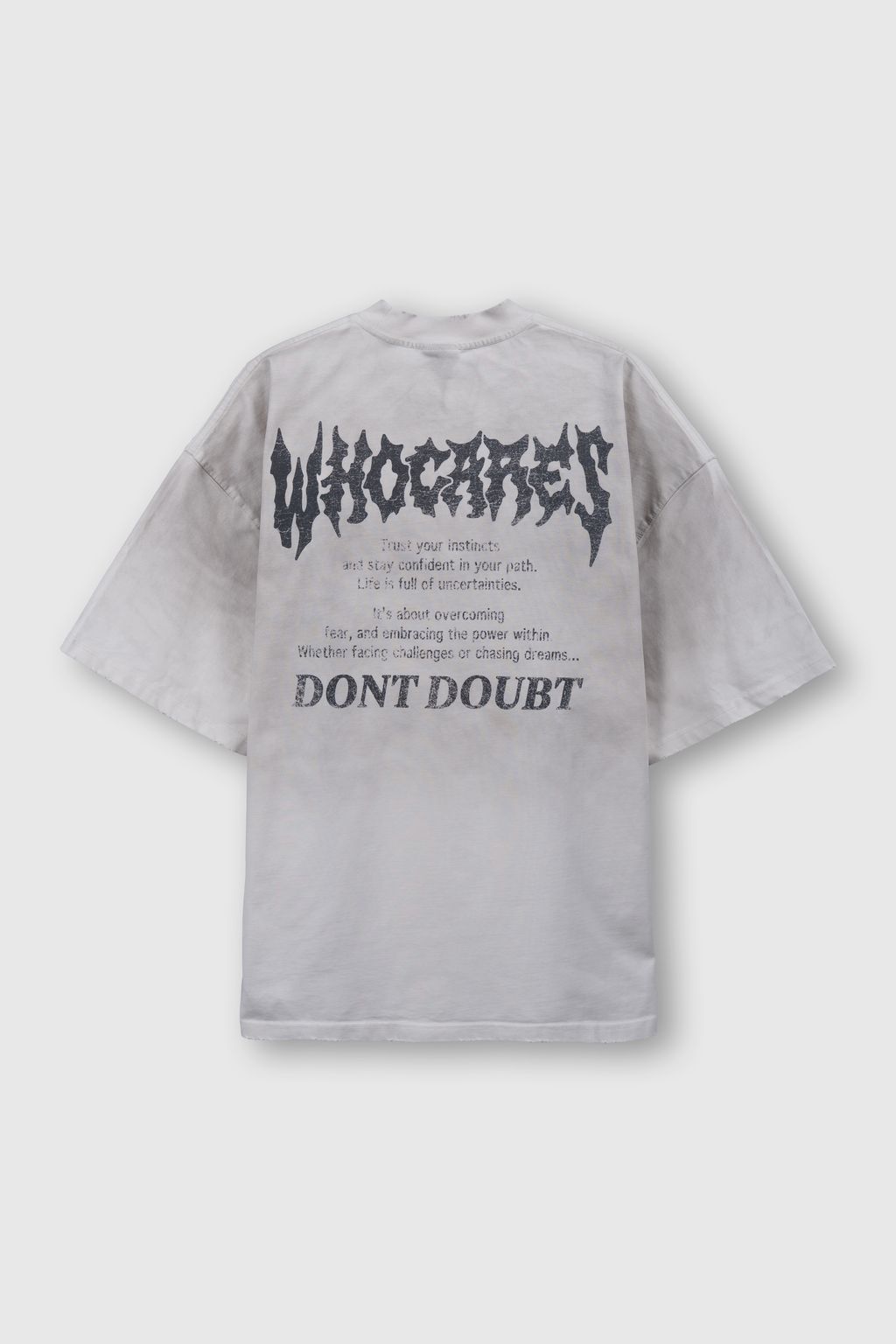 No Fear Quote Tee (Off-White) Back