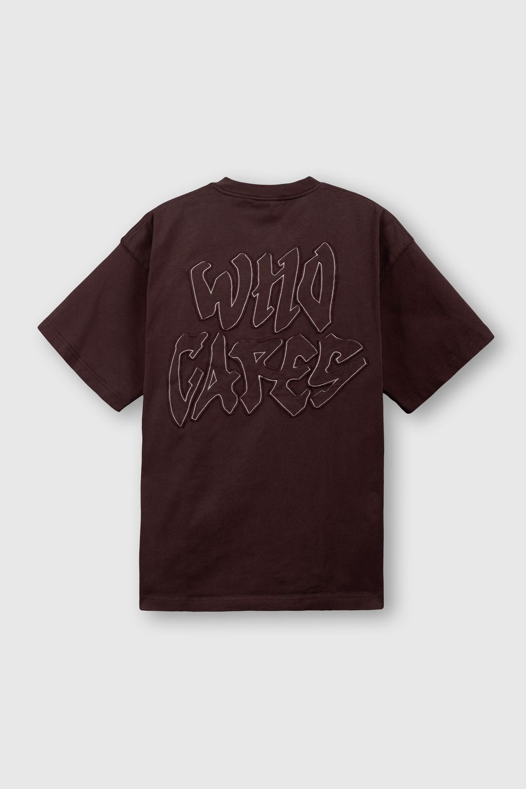 Washed Quote Tee (Brown) Back