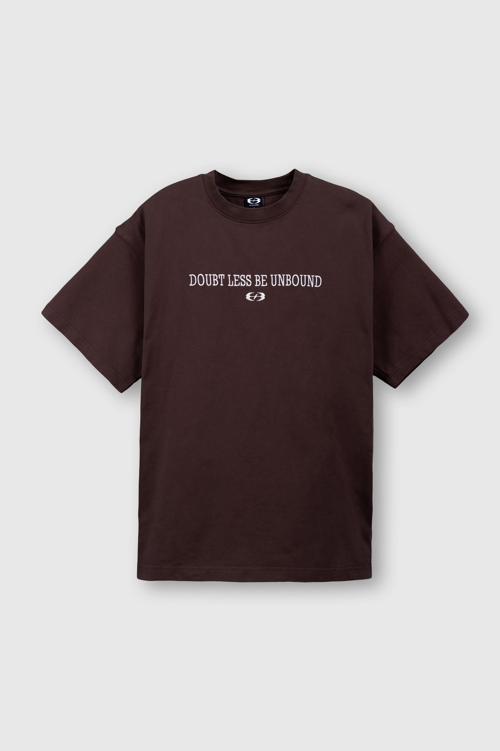 Washed Quote Tee (Brown) Front
