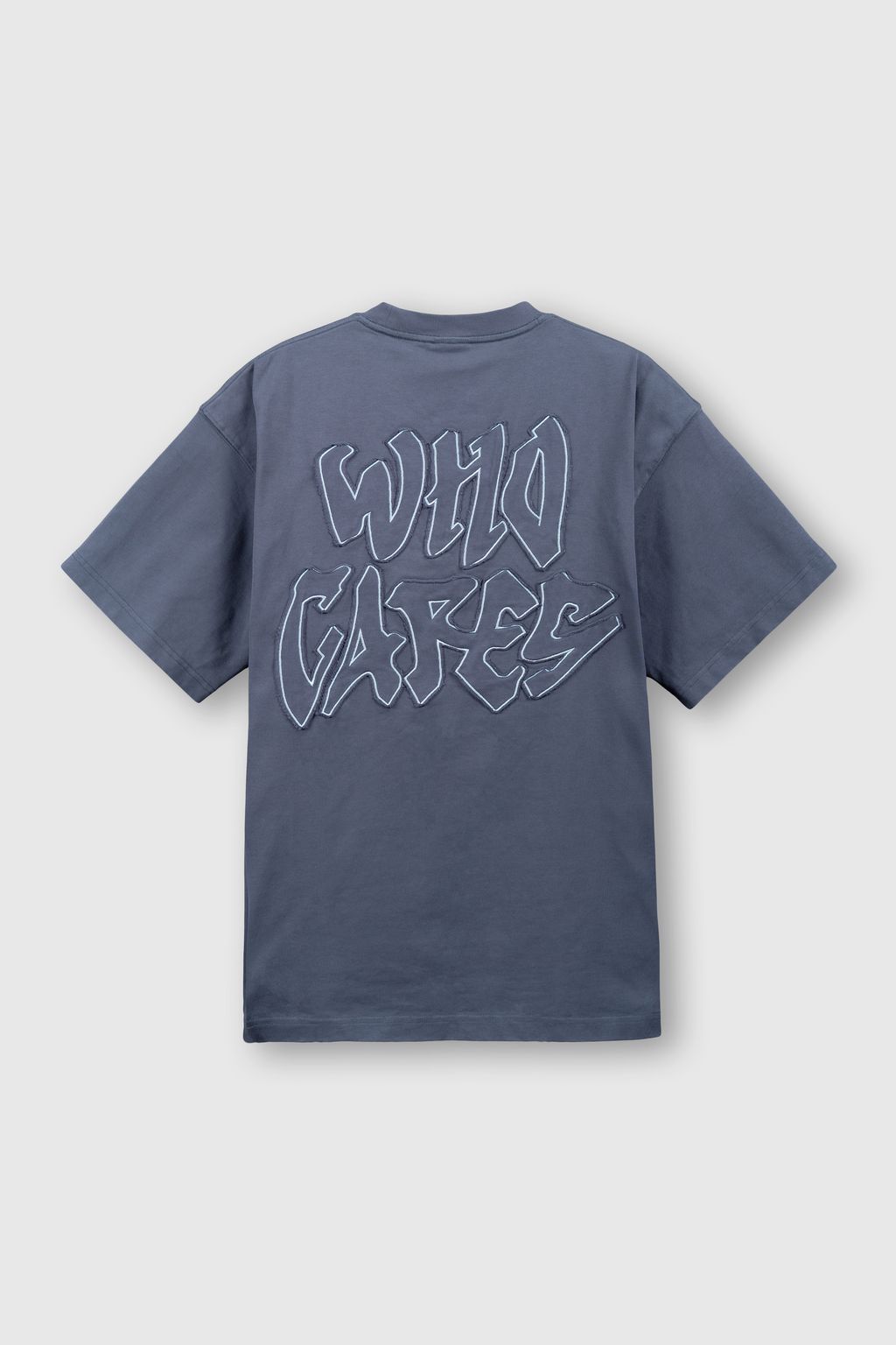 Washed Quote Tee (Navy) Back