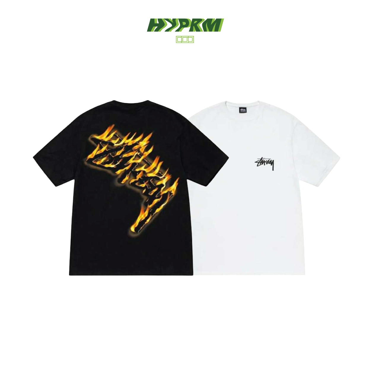 STUSSY SS23 Burning Stock Tee – The Hype Room Official Store