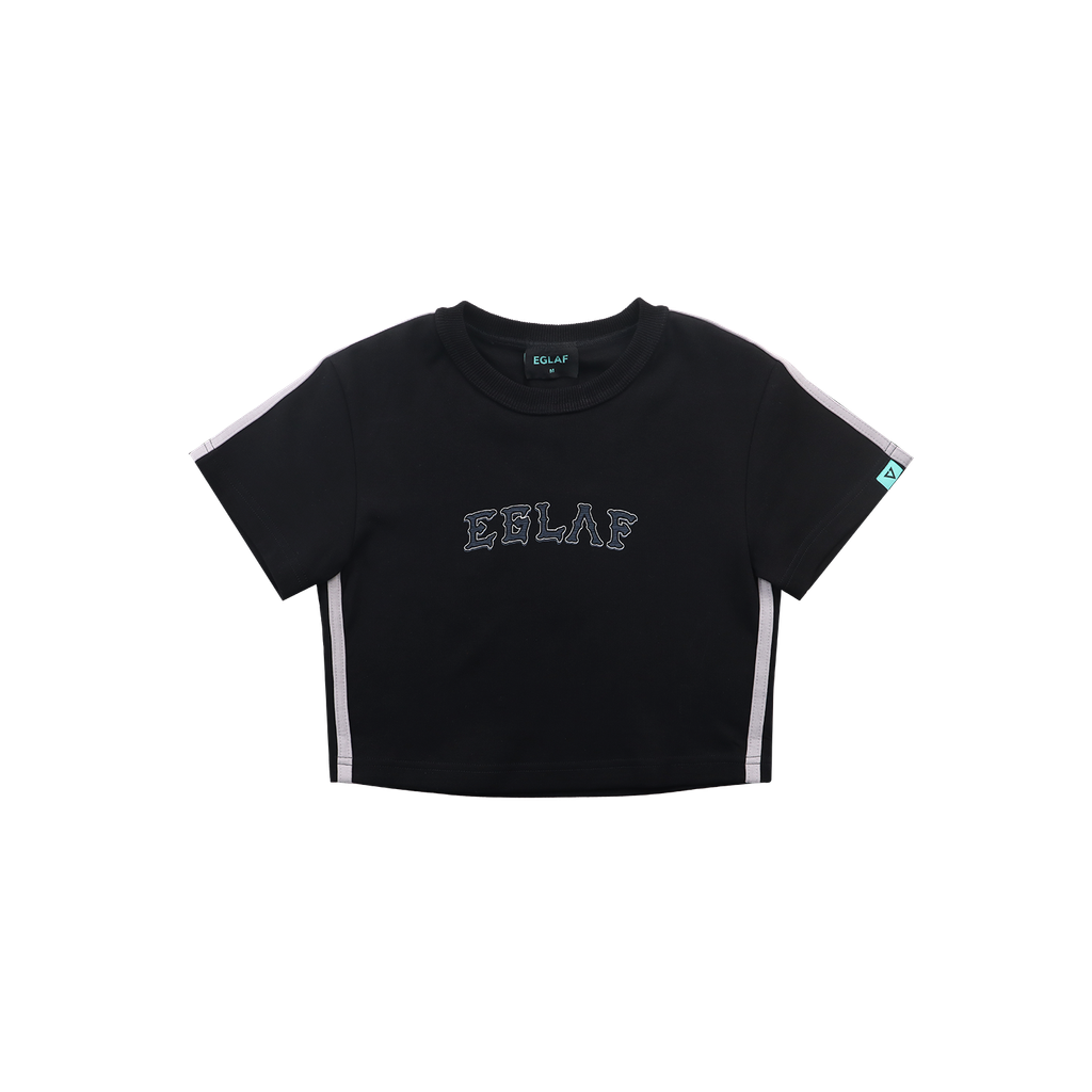 Sculpta Engraved Crop Top-Front