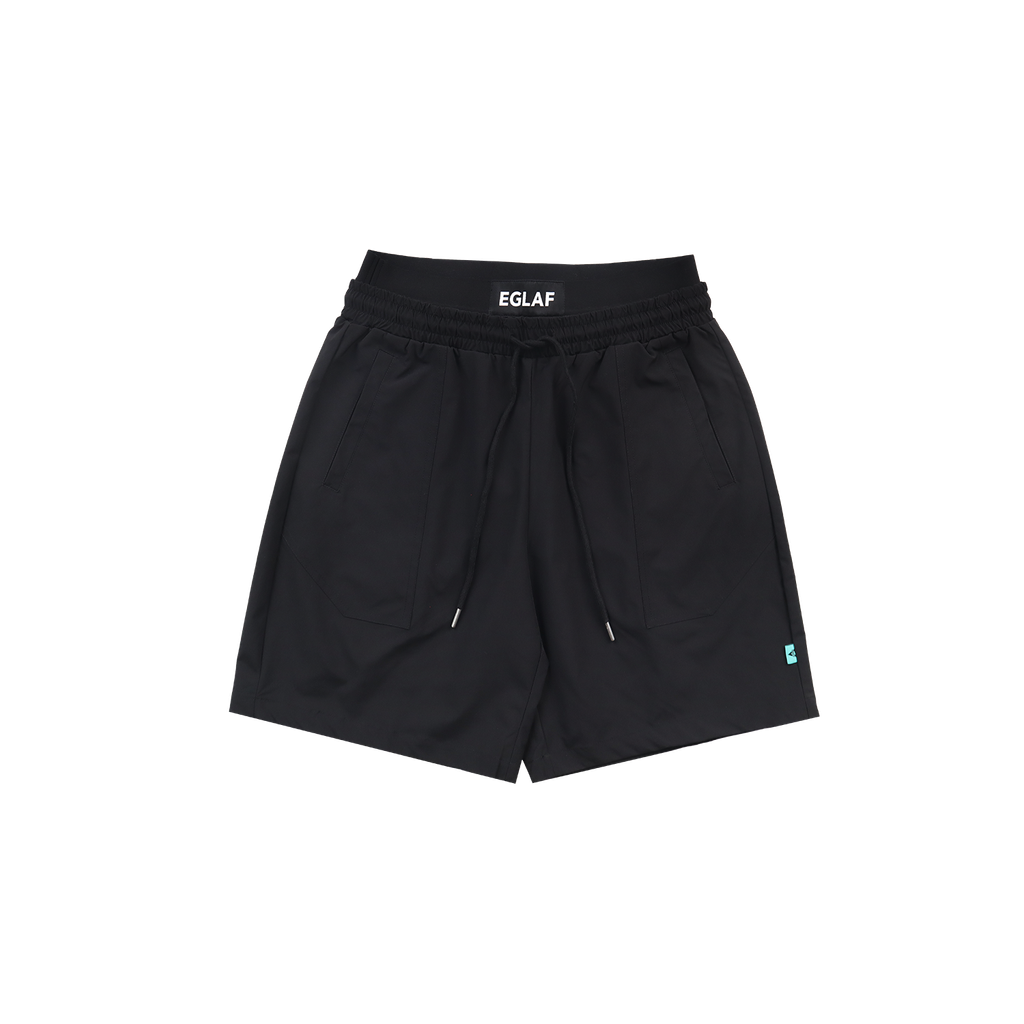 Sculpta Elastic Waist Shorts-Front