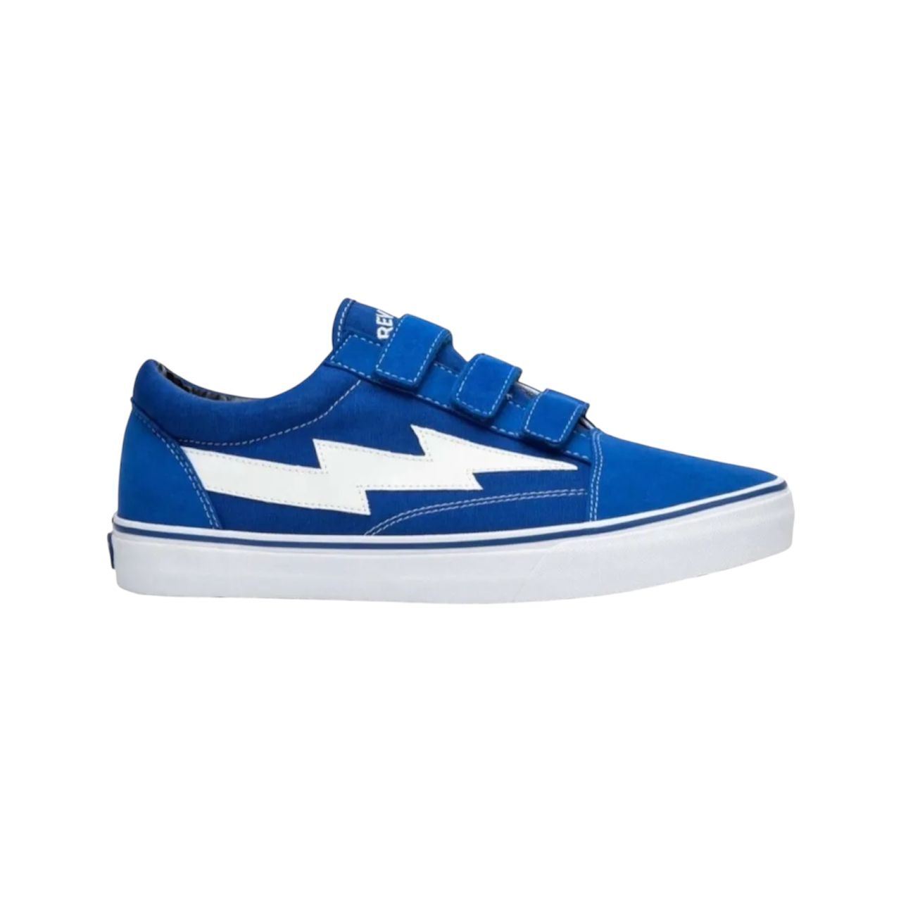 Revenge X Storm 'Blue Straps' Authentic Sneakers – Low Top Canvas, Adjustable Strap, Men's Skate Shoes