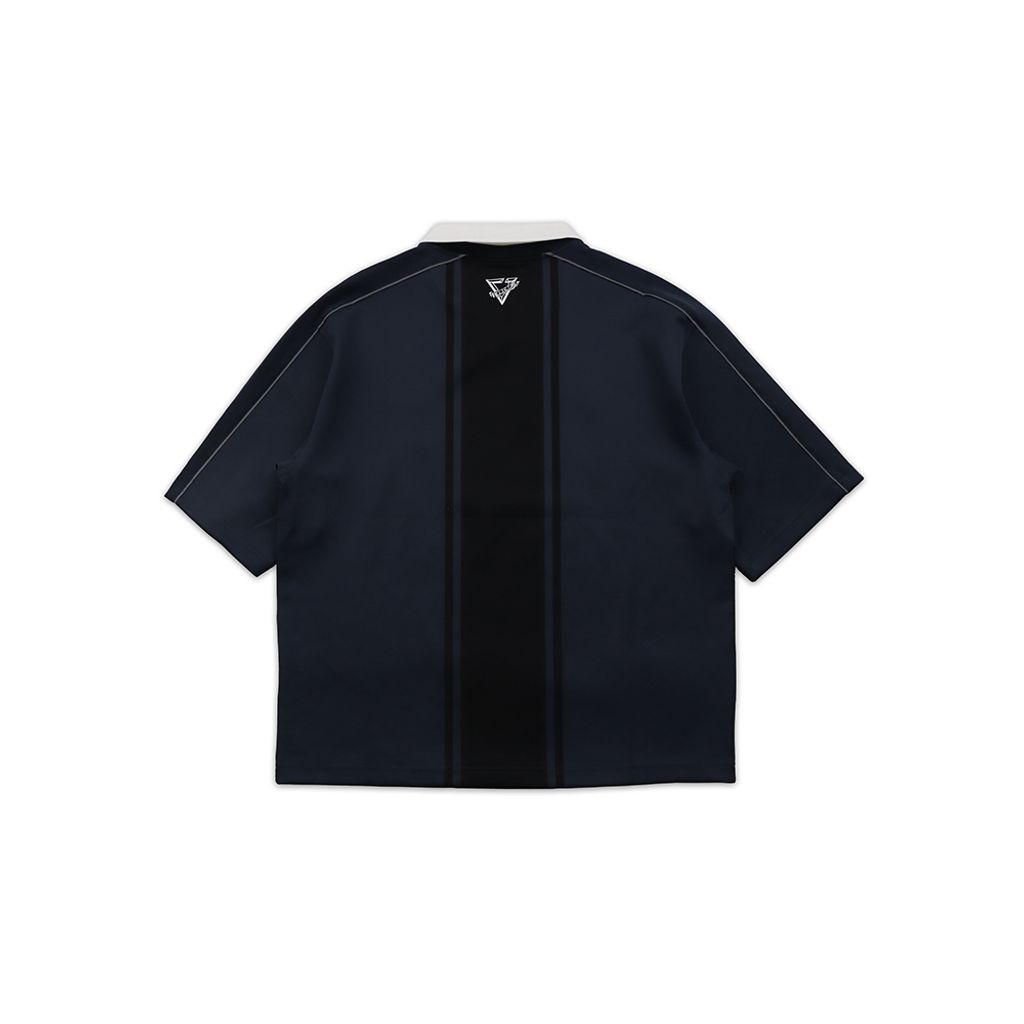 RW Boxy Jersey-Dark-Blue-Back