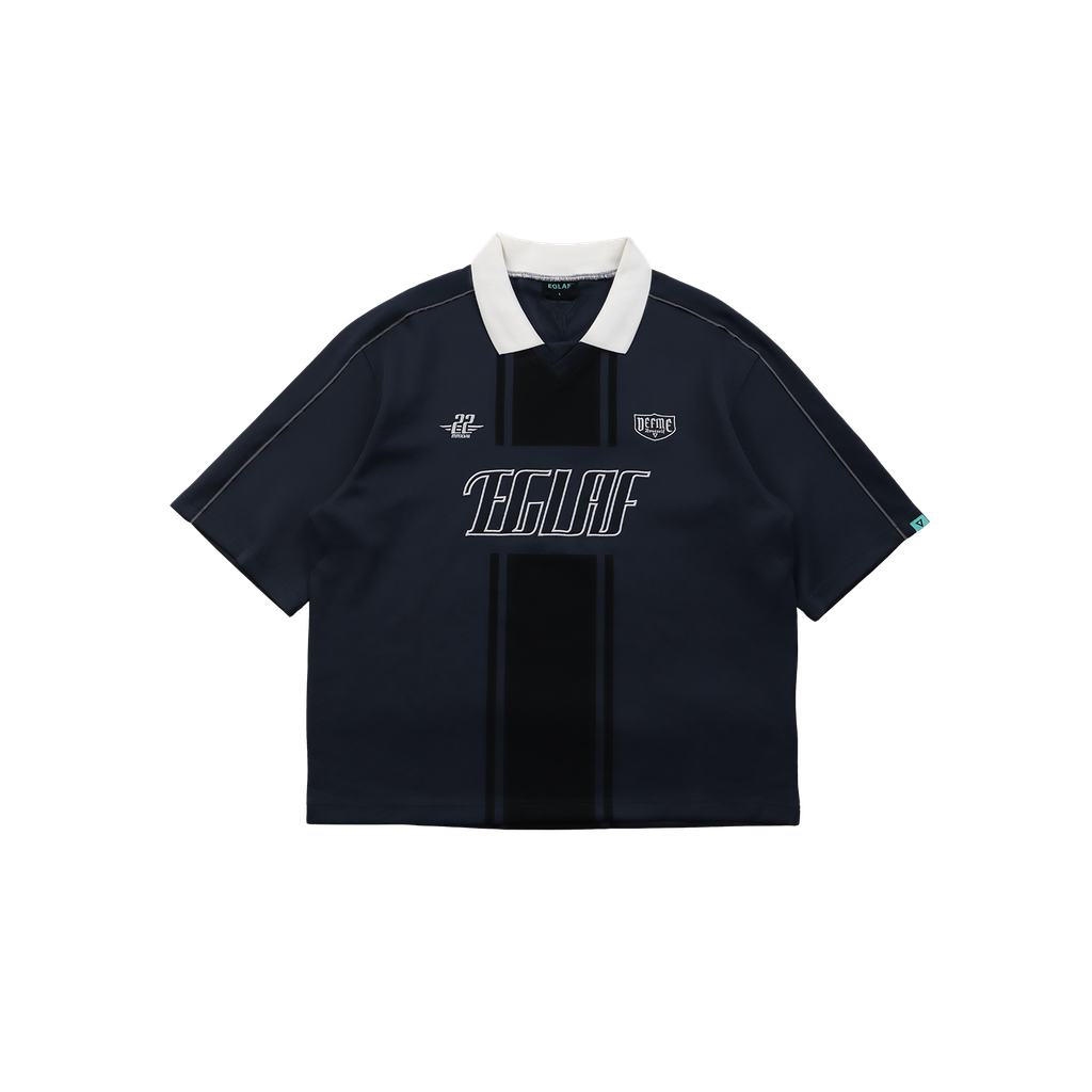 RW Boxy Jersey-Black-Front
