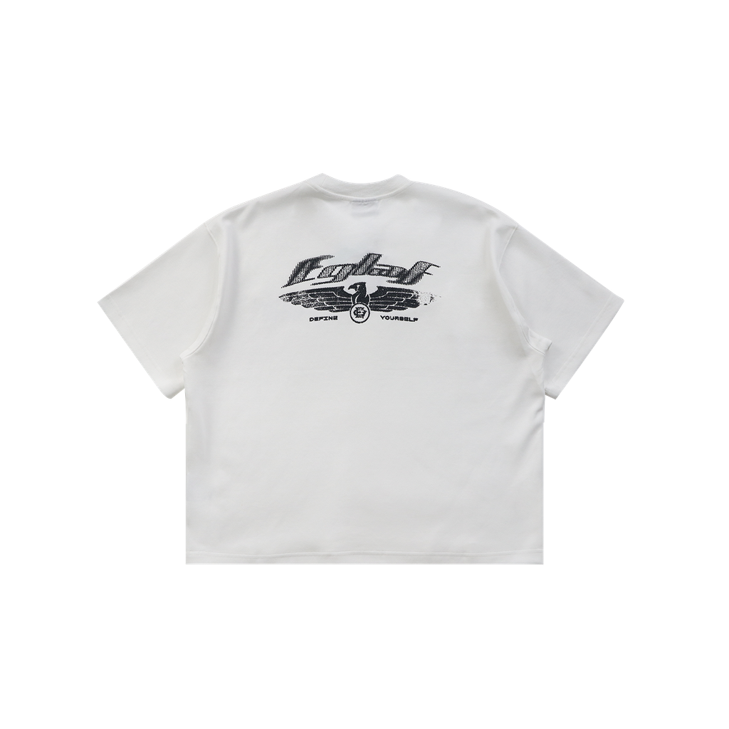 RW Wings Boxy Tee-White-Back