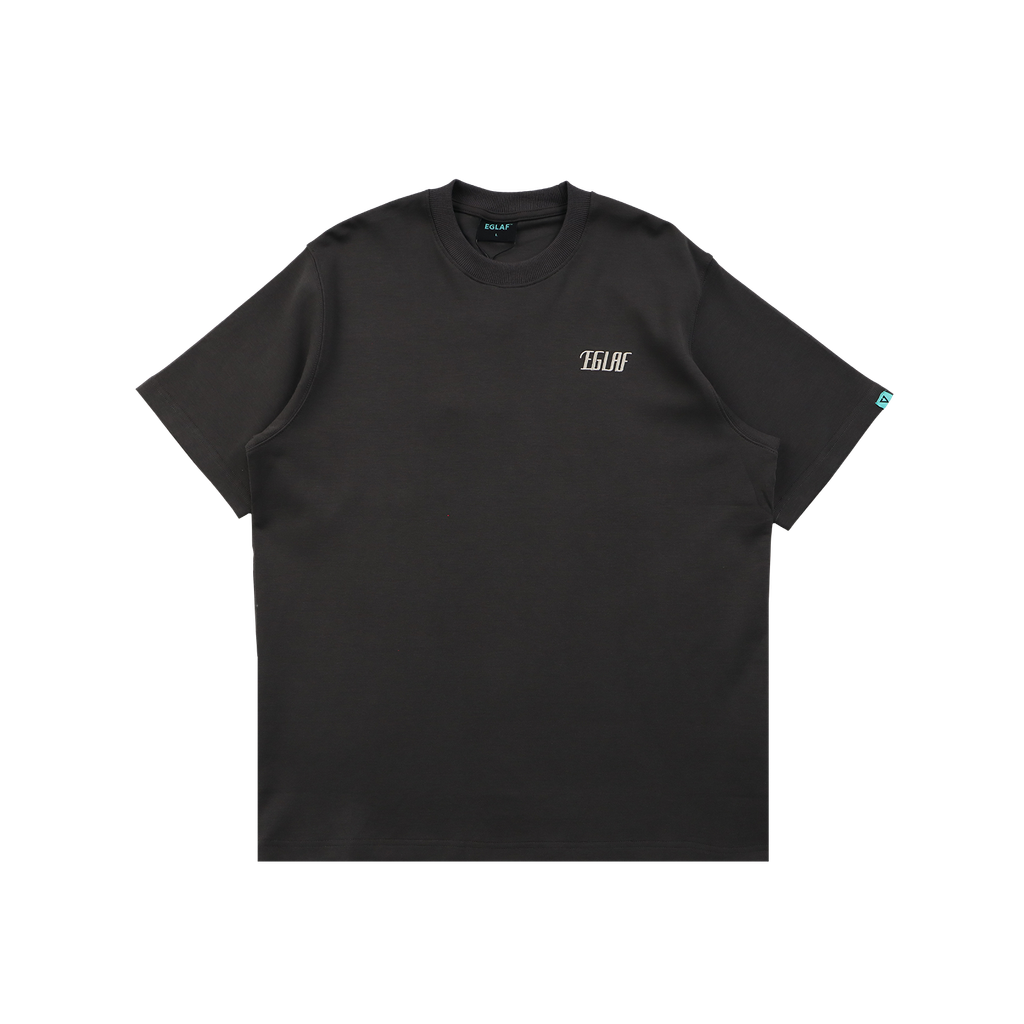 RW Distressed Texts Tee-Grey-Front
