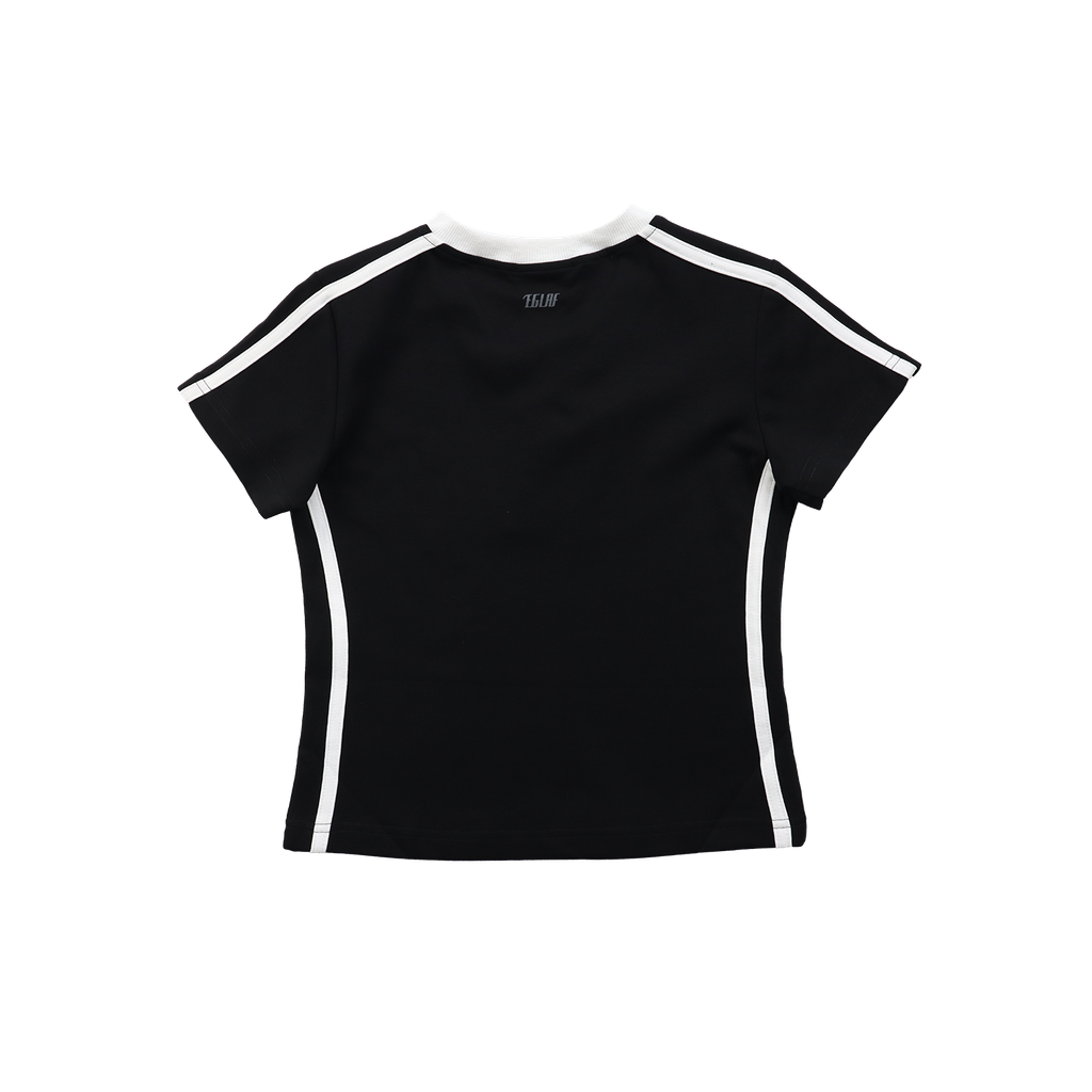 RW-V-Neck Crop Top-Back