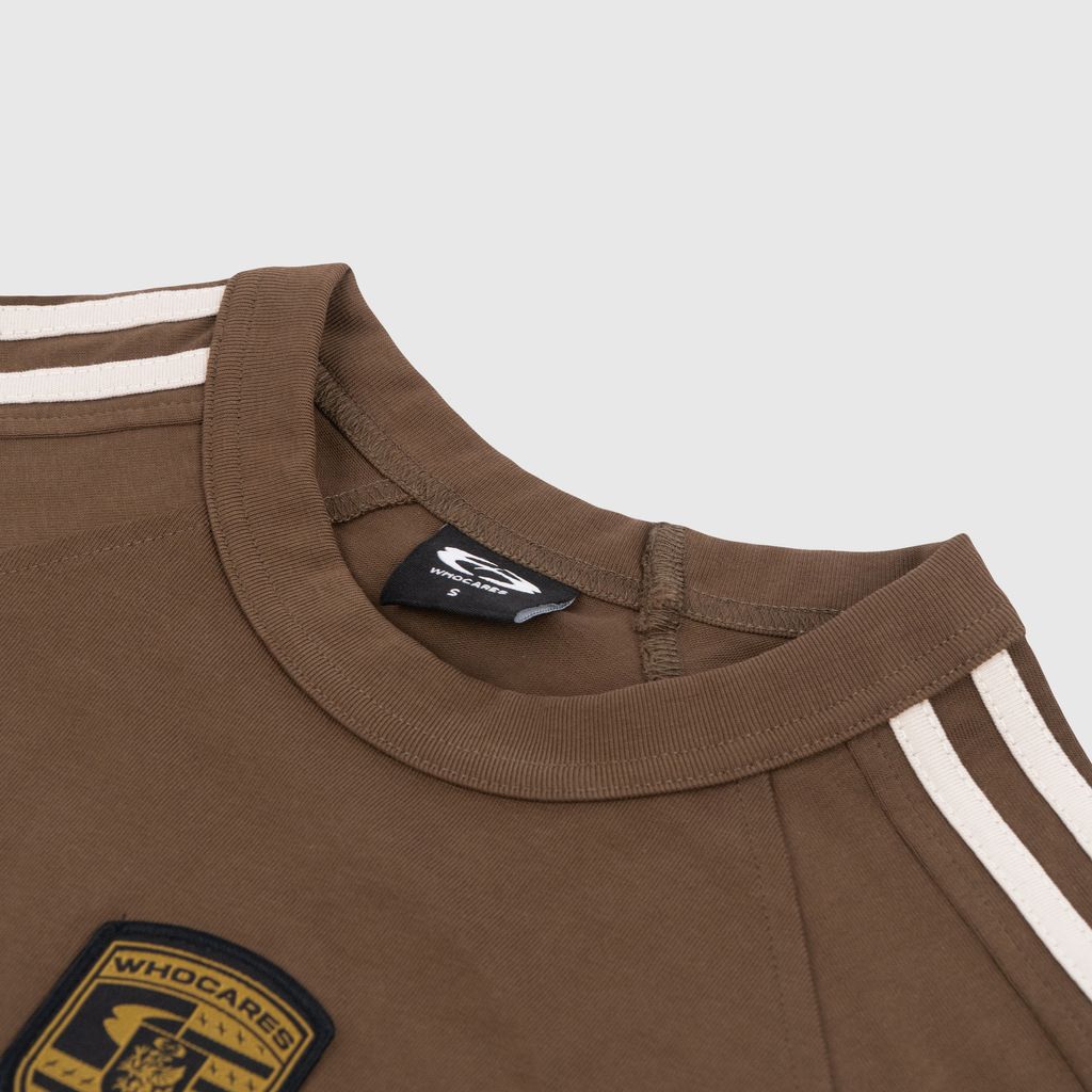 Distorted Logo Tee (Brown)_CL01