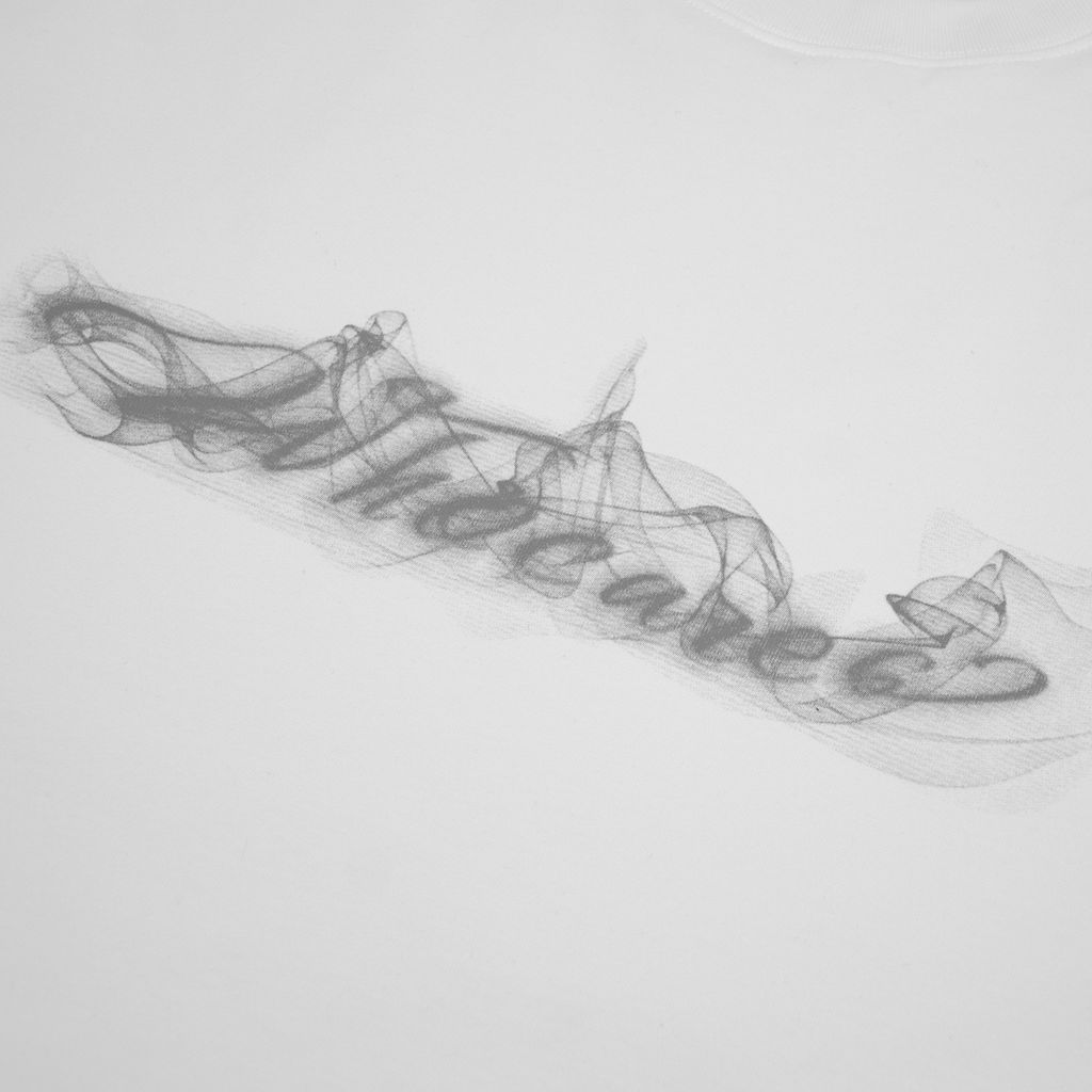 Smoke Logo Tee (White)_CL03