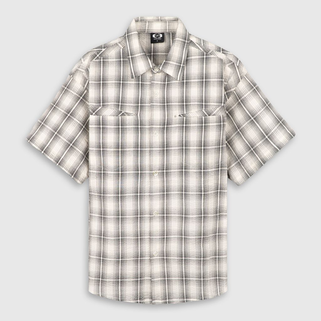 NR Flannel Shirt (Whtie) Front
