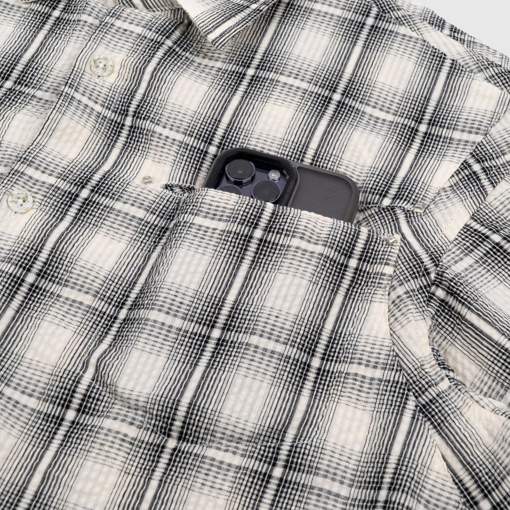 NR Flannel Shirt (White)_CL02