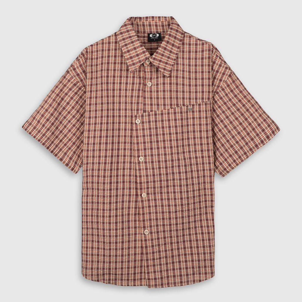 NR Checkered Shirt (Red) Front