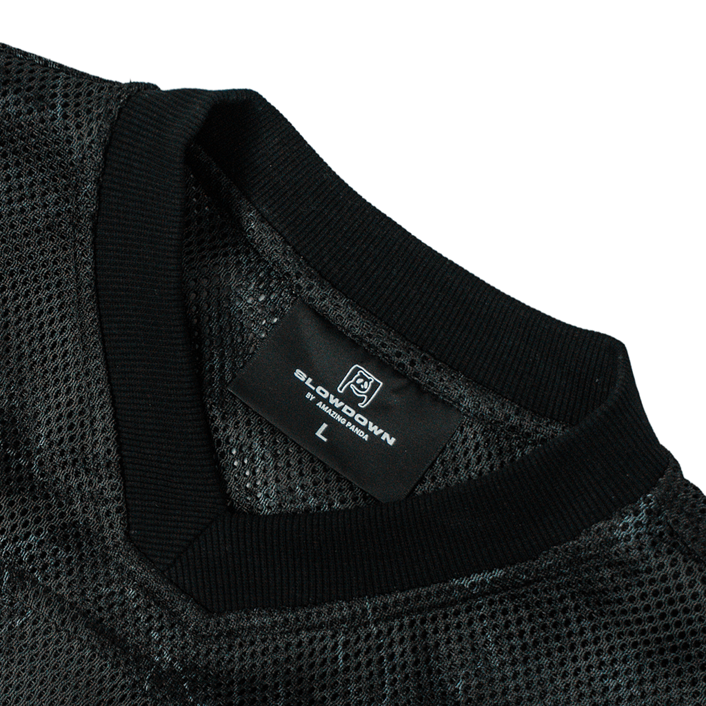 SLOWDOWN Shadow Camo Jersey Black (FW25) - Top
