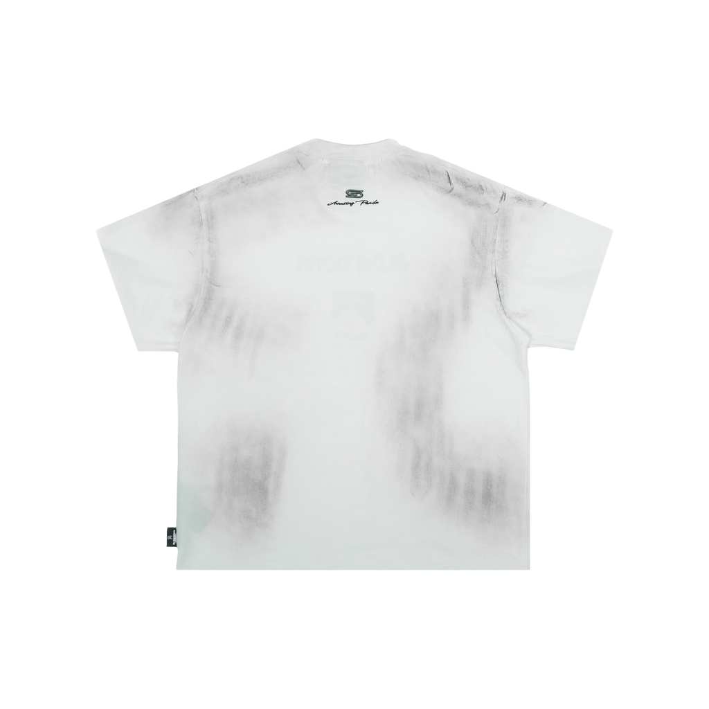 SLOWDOWN Cig Box Tee White (FW25) - Back (1)