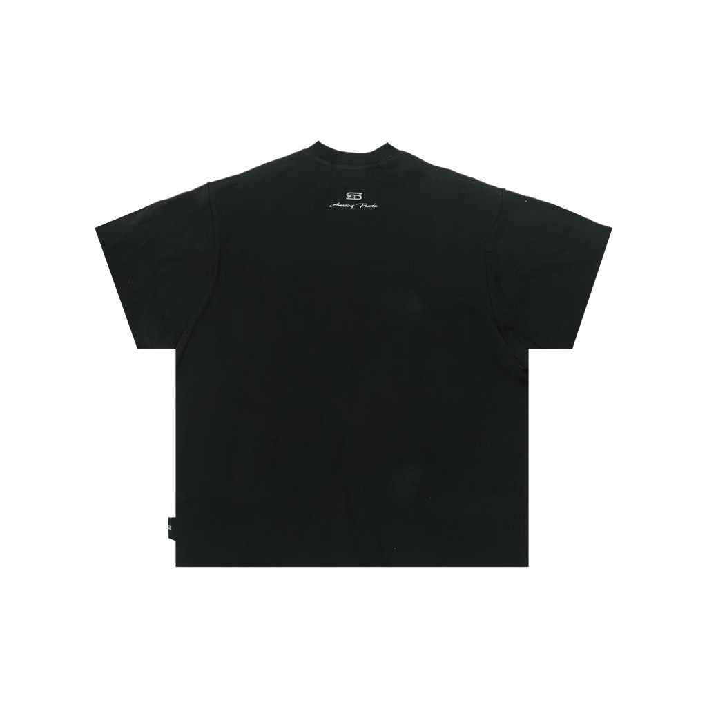 SLOWDOWN Leave Form Tee Black (FW25) - Back