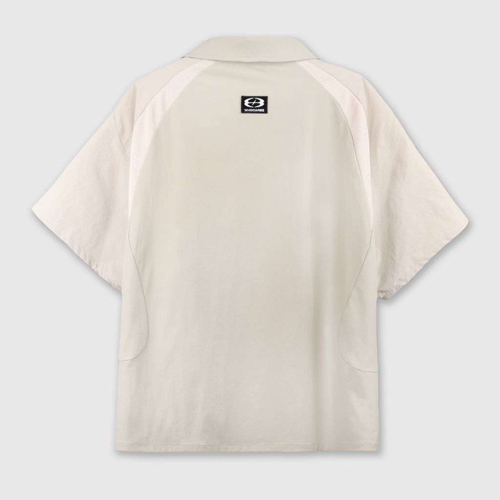 U8 Boxy Shirt (Khaki) Back