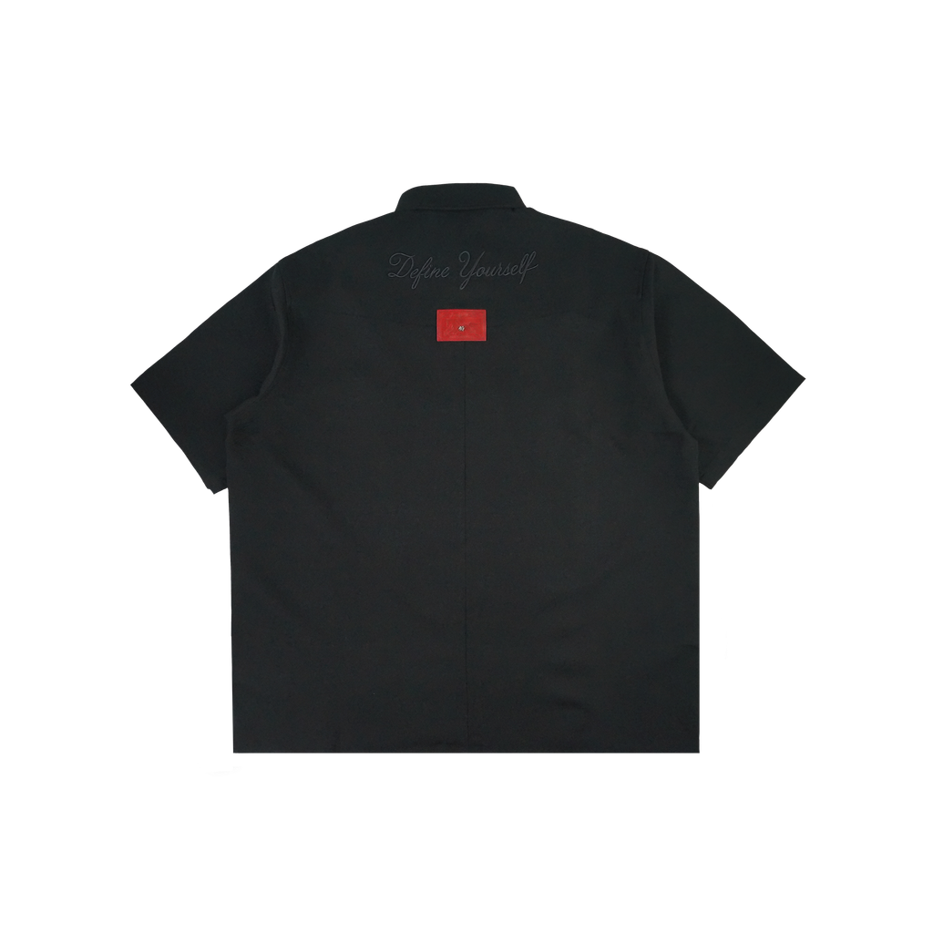 RU Embroidery Chest Logo Shirt-2