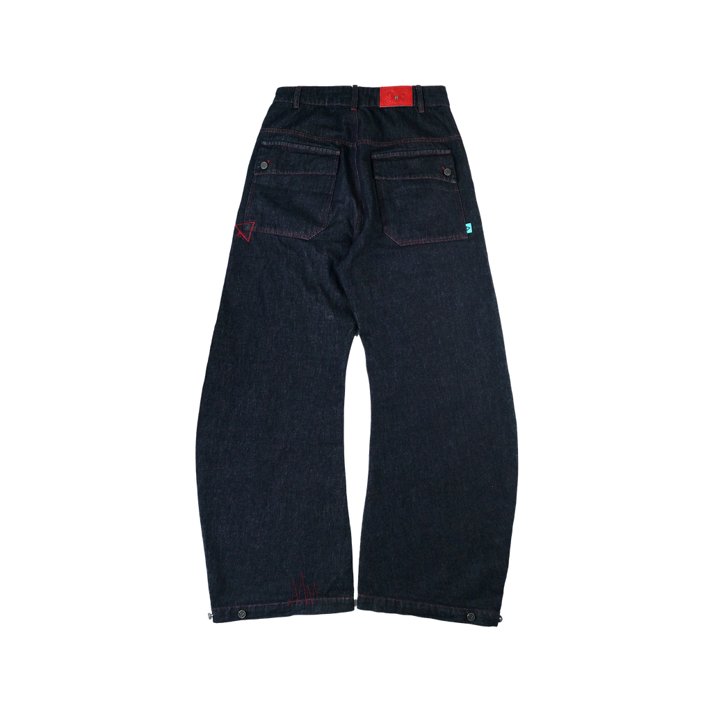 RU Wide Leg Denim Pants-2