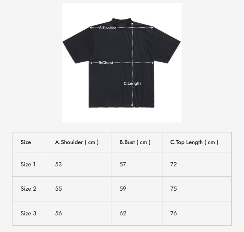 world tour reflective sz chart