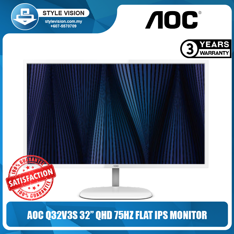 Monitor AOC AOC Q32V3S QHD 2560×1440 2K de 32 pulgadas, panel IPS