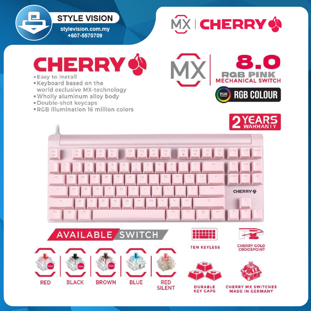 CHERRY MX 8.0 RGB MECHANICAL KEYBOARD – Style Vision Computer Store