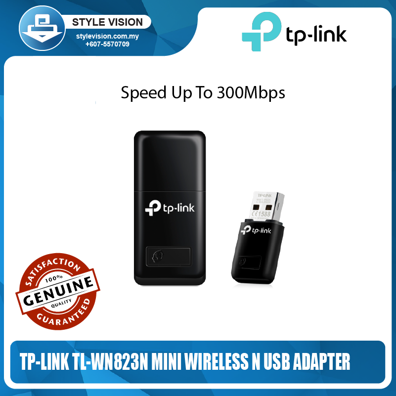 Tp-Link TL-WN823N 300Mbps Mini Wireless N USB Adapter – Style Vision  Computer Store