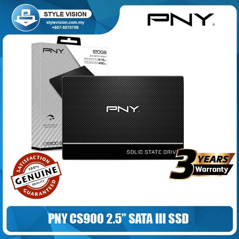 PNY CS900 2.5'' SATA III SSD – Style Vision Computer Store
