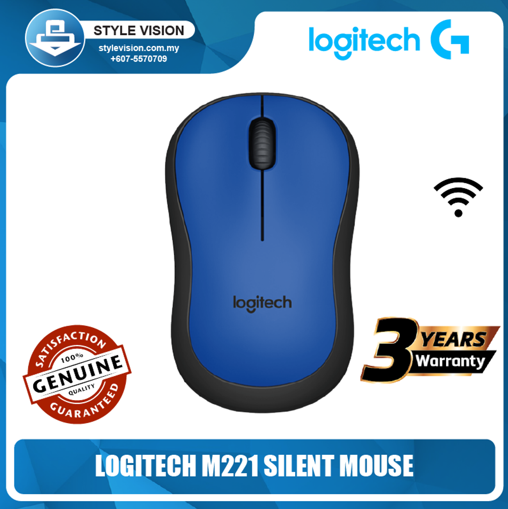 LOGITECH M221 SILENT MOUSE – Style Vision Computer Store