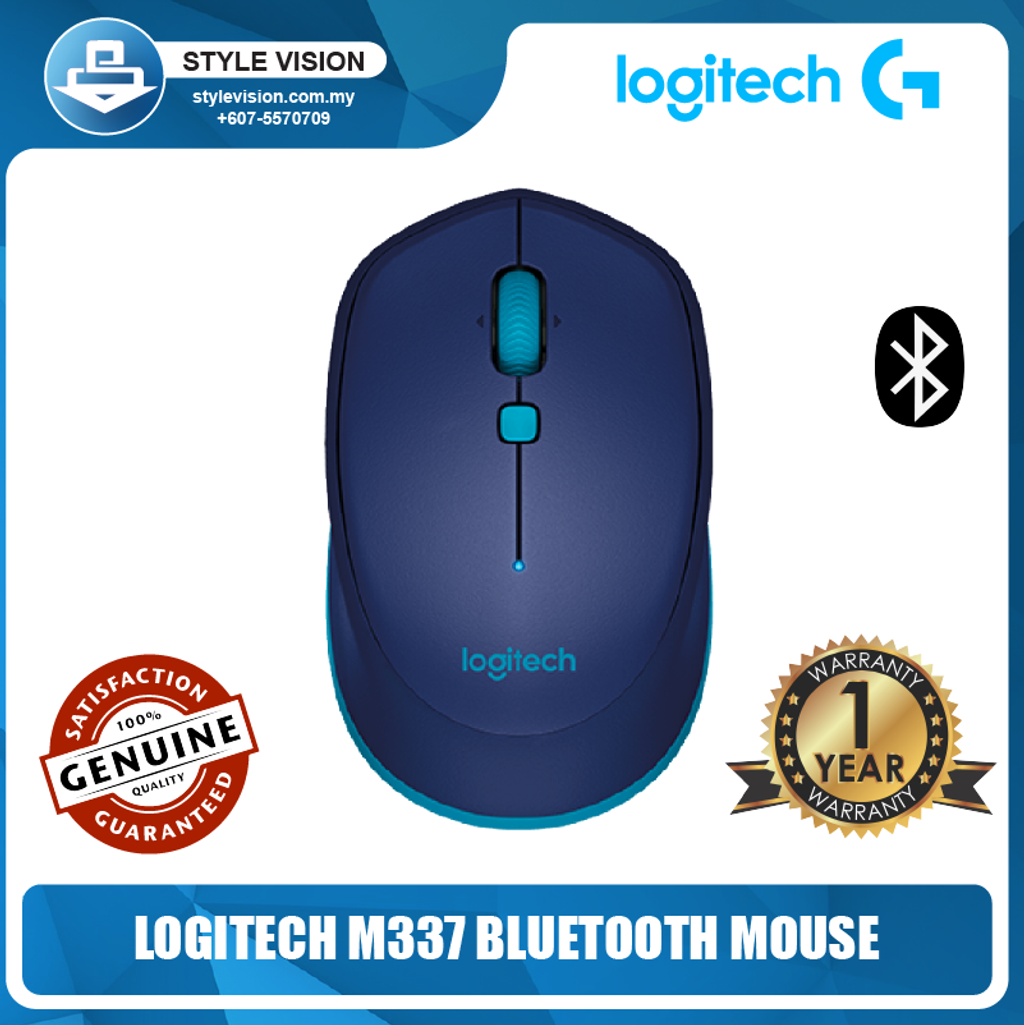 Logitech M337 Bluetooth Mouse – Blue