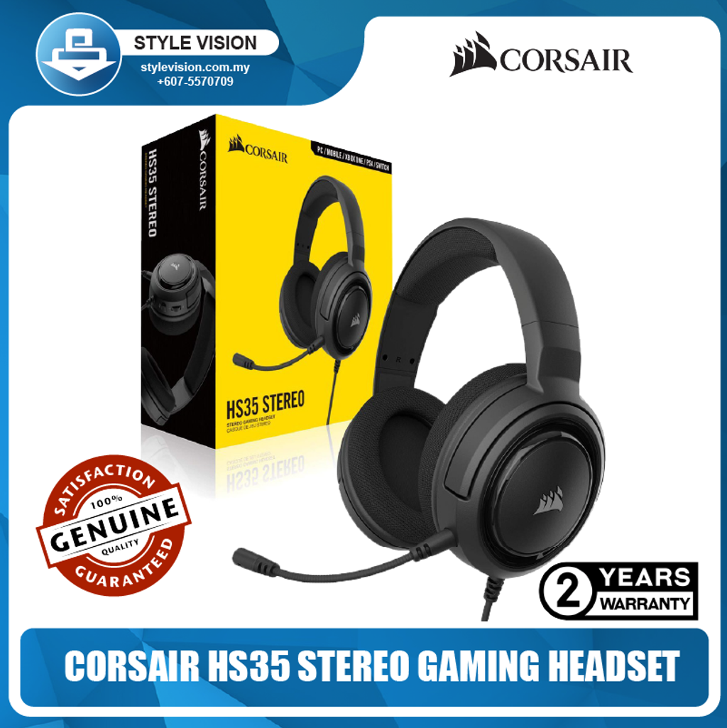 CORSAIR HS35 STEREO HEADSET – Style Vision Computer Store