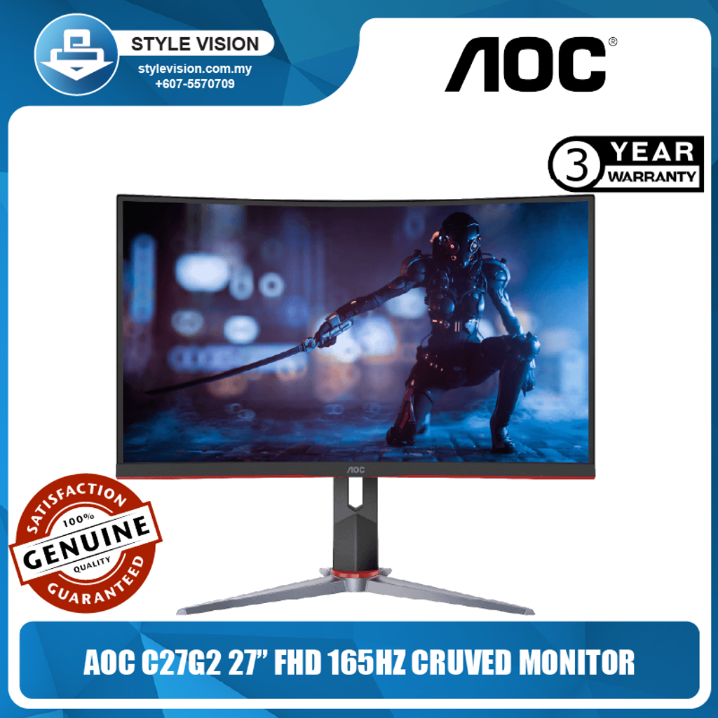 C27G2 27 Curved Gaming Monitor - AOC Monitor