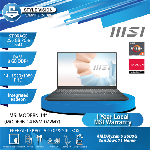 MSI MODERN 14 B5M-072MY