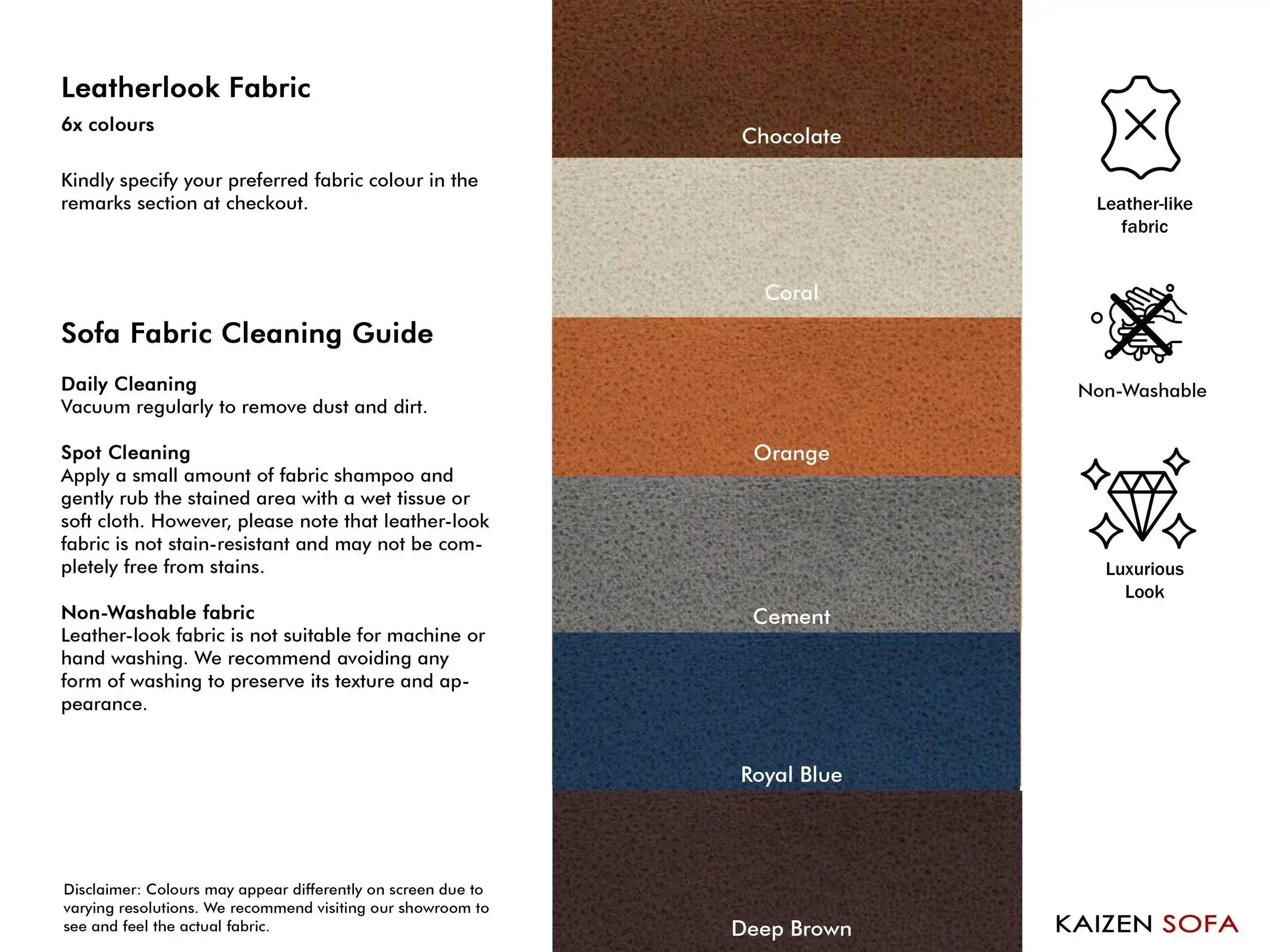leatherlook fabric catalog_kaizensofa